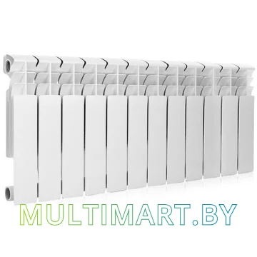 Алюминиевый радиатор ALMENTE AL 350/80 A52, зеленый квадрат, 12 секций (00-00011231)